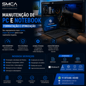 Serviço de Manutenção em Computadores e Notebooks