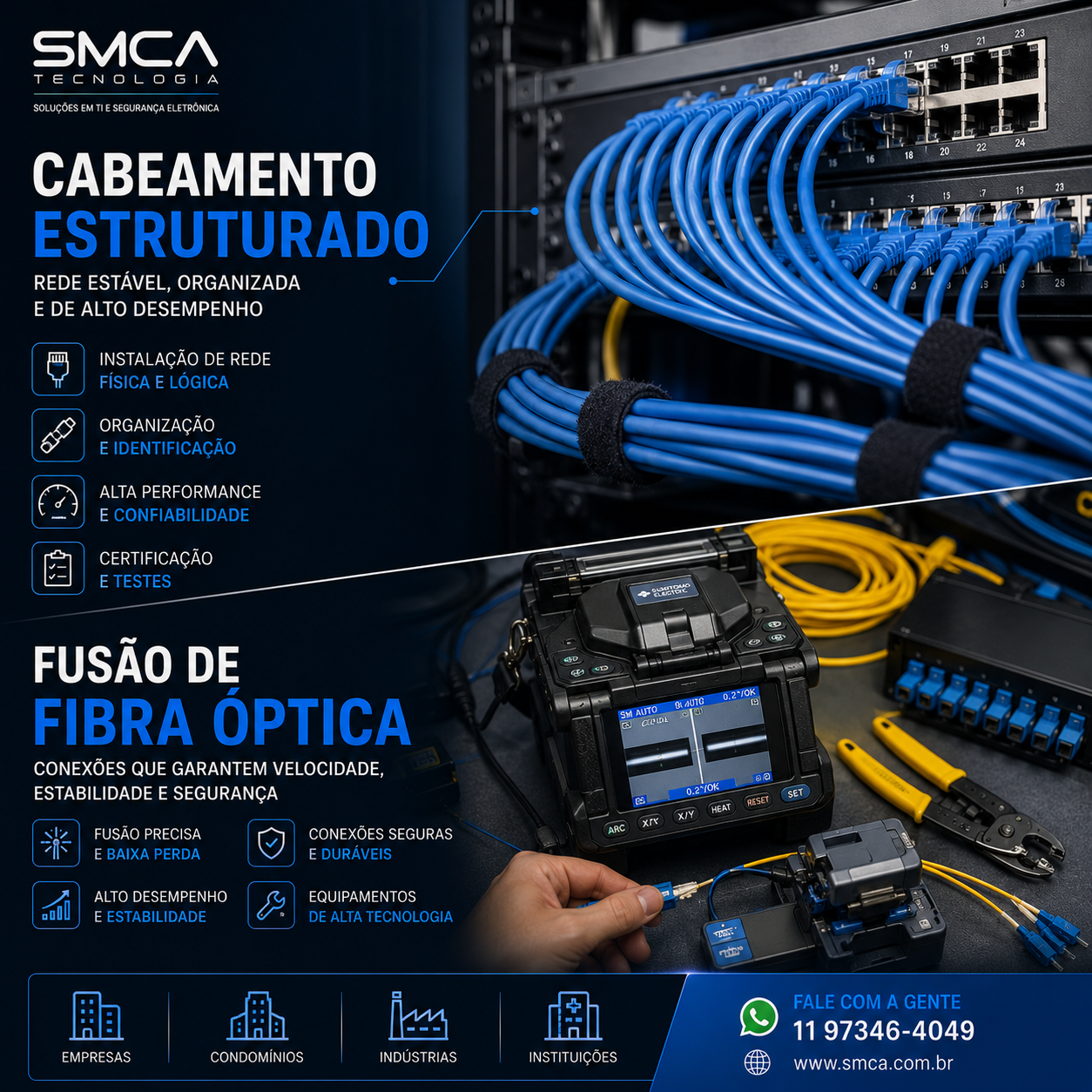 Cabeamento de Rede Estruturado e Simples