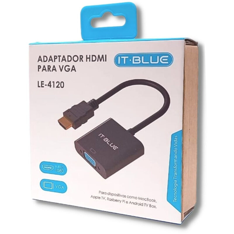 Adaptador Hdmi para Vga Full HD 1080P LE-4120 - Image 8