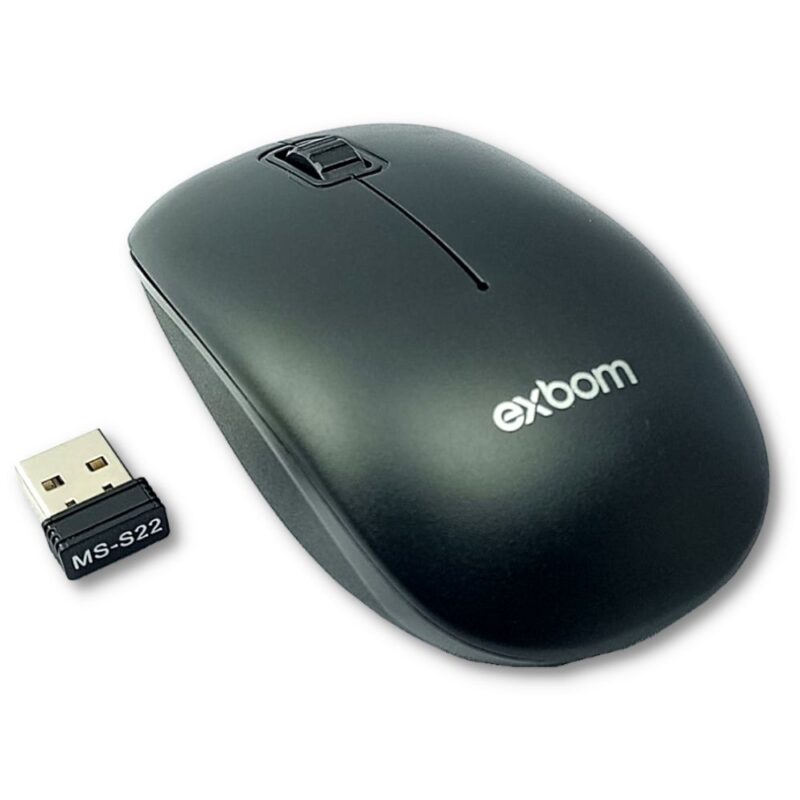 Mouse Sem Fio Wireless 2.4 Ghz Exbom MS-S22 - Image 6