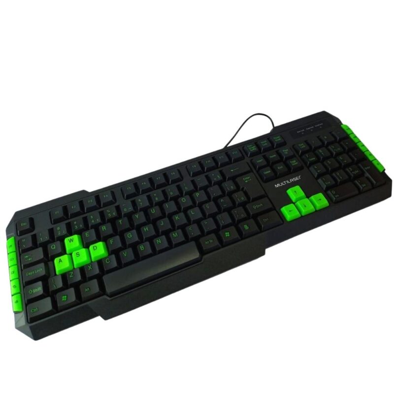 Teclado Gamer Pc Multilaser Abnt2 Usb 2.0 Multimídia Teclas Gamer Keys - Image 5