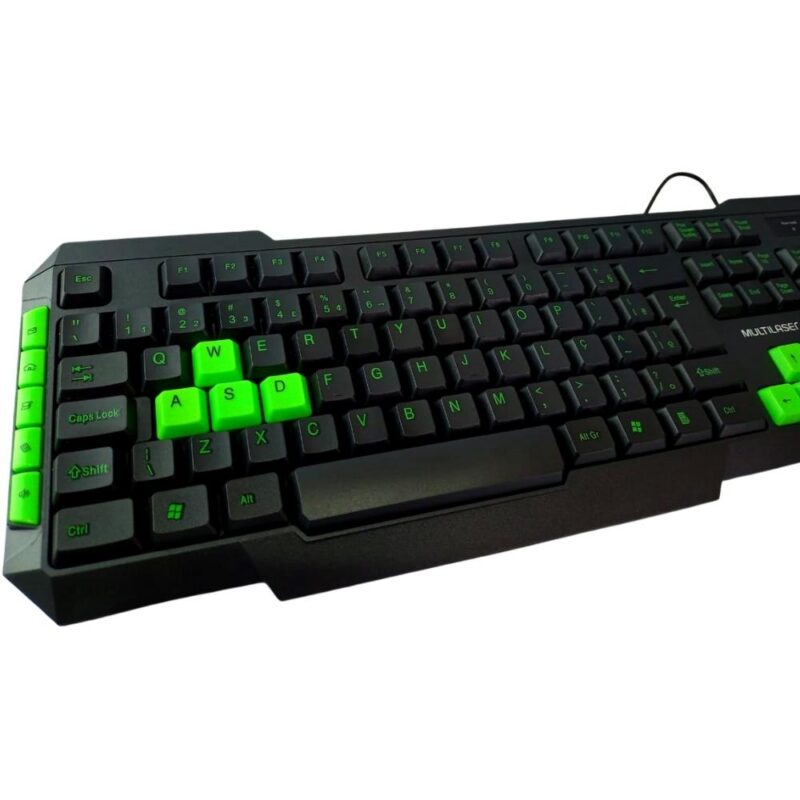 Teclado Gamer Pc Multilaser Abnt2 Usb 2.0 Multimídia Teclas Gamer Keys - Image 6