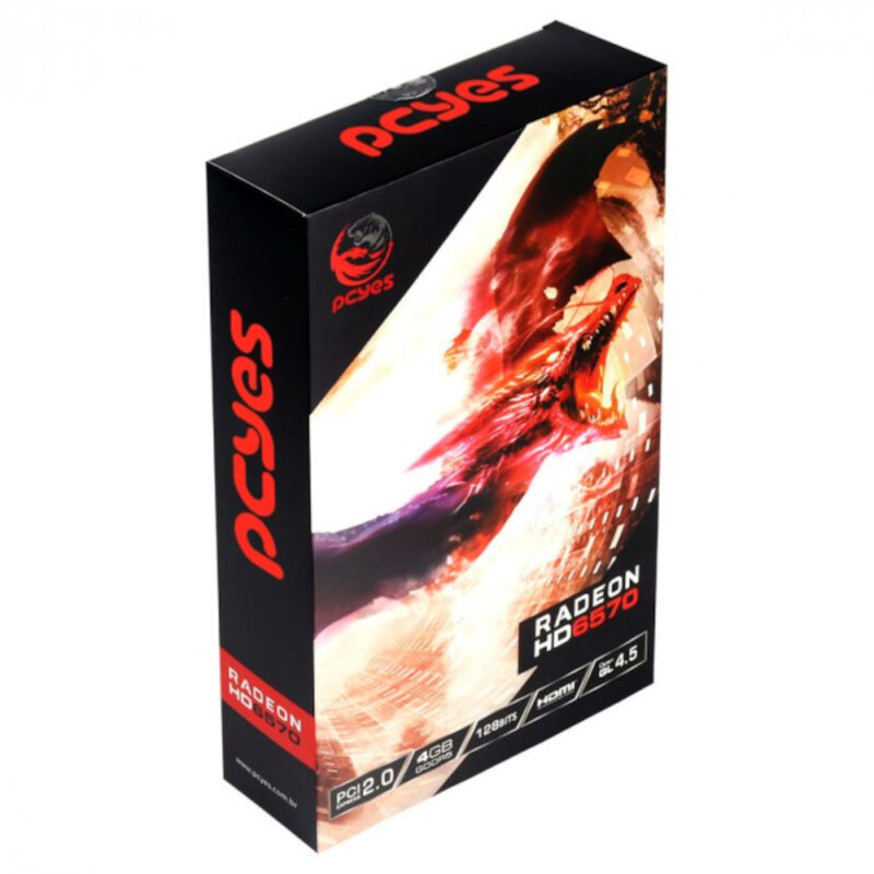 Placa De Video Amd Radeon Hd 6570 4gb Gddr5 128 Bits Single Fan Gaming Edition - Pjhd6570gr54gsf - Image 7