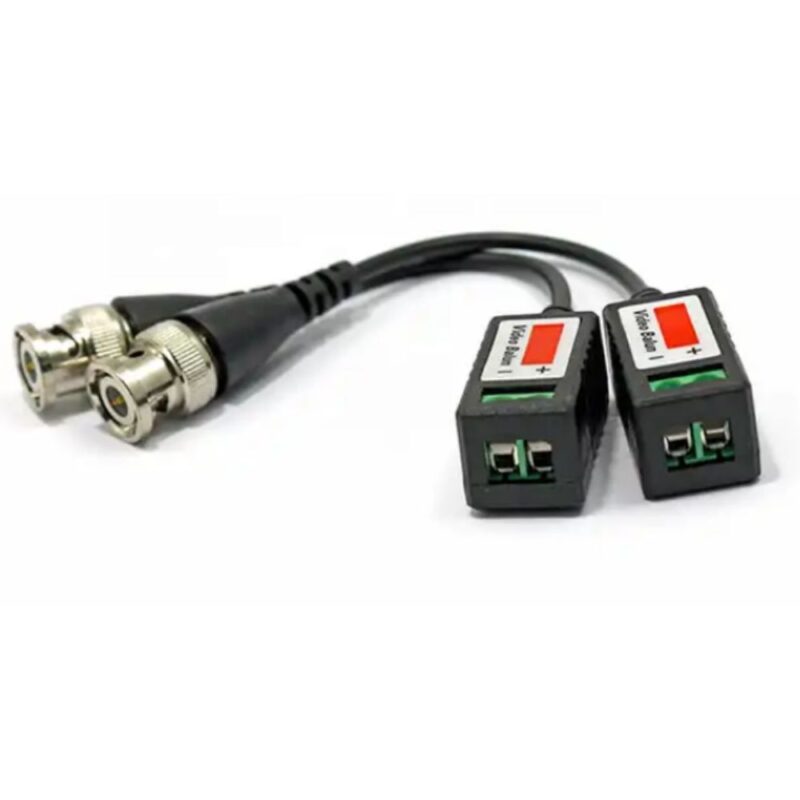 Balun Video Passivo Cftv Hd/Ahd/Cvi/Tvi Usar Cabo Rede Utp