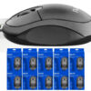 Mouse Óptico Preto Basic MO300 Multi Compacto 10 Peças
