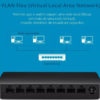 Switch 8 Portas Gigabit 10/100/1000mbps Qos Vlan fixa Multilaser Re128 - Image 3