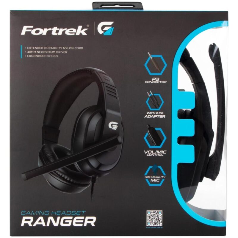 Headset Gamer Estéreo Fortrek Ranger Compatível com Ps4 Xbox One S PC Notebook - Image 9