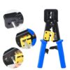 Alicate de Crimpar Cabo de Rede RJ45 EZ Vazado Crimpador Multi Função