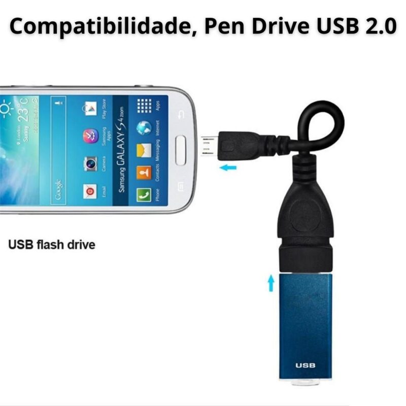 Cabo Otg Adaptador Usb Tipo C Macho Para Usb 2.0 Fêmea 15cm - Image 8