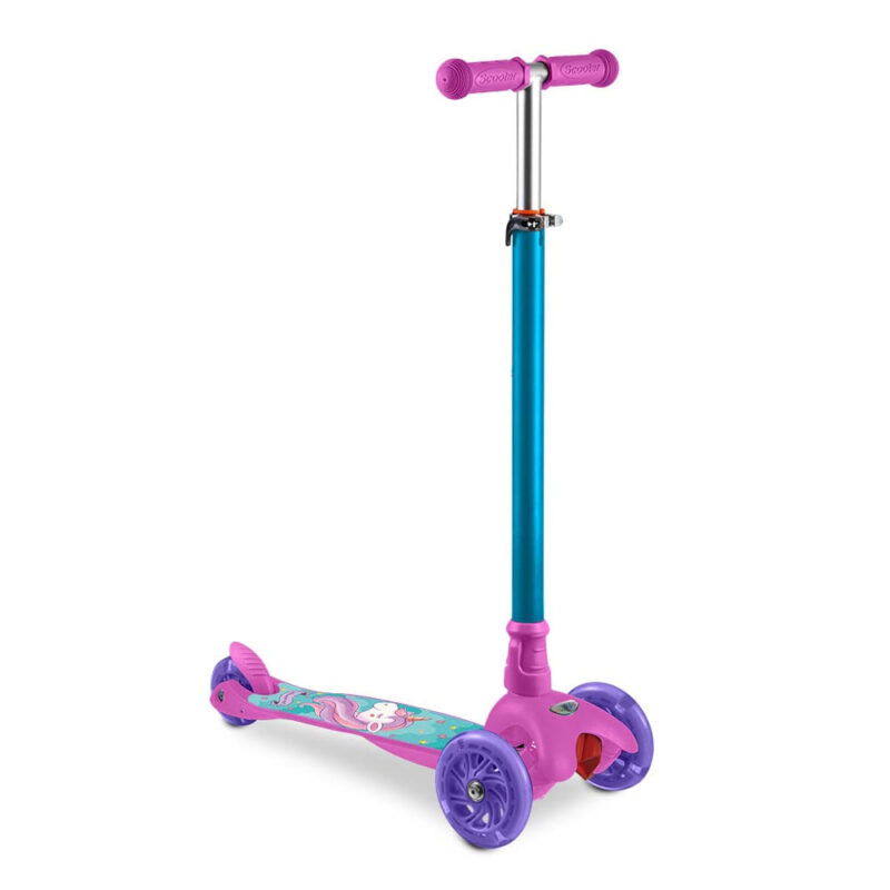 Patinete Infantil 3 Rodas Com LED Guidão Ajustável Suporta até 40Kg Unicórnio Atrio - ES113 - Image 5