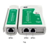 Testador de Cabo de Rede RJ45 RJ-45 RJ11 Master e Remoto + Bateria de 9V - Image 6