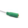 Cabo Y Adaptador De Áudio 2 P2 Fêmea X 1 P3 Macho 3.5mm P/ Fone Headset - Image 8