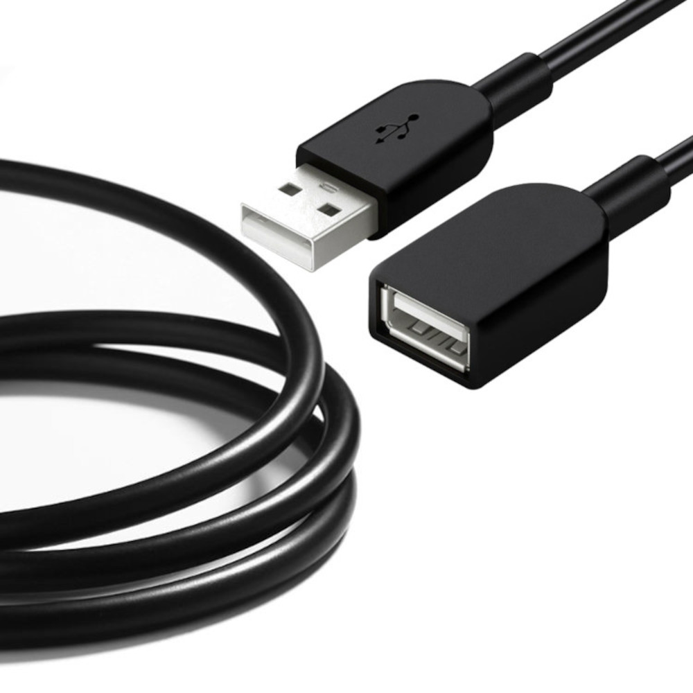 Cabo Usb 2.0 Extensor Com 1.5 Metros Macho x Fêmea
