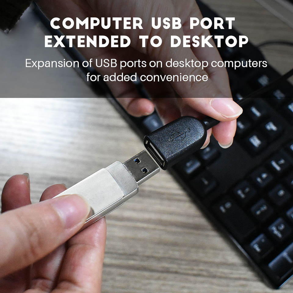 Cabo Usb 2.0 Extensor Com 1.5 Metros Macho x Fêmea - Imagem 6