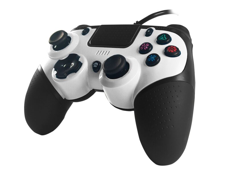 Controle PS4 PC Xbox 360 Dual Shock Analógico Com Fio Usb Feir FR-3106 - Image 7