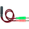 Cabo Adaptador de Audio Fone de ouvido (P3 x P2) 1 P3 Fêmea x 2 P2 Macho, PC Notebook KP-MPP02 - Image 3