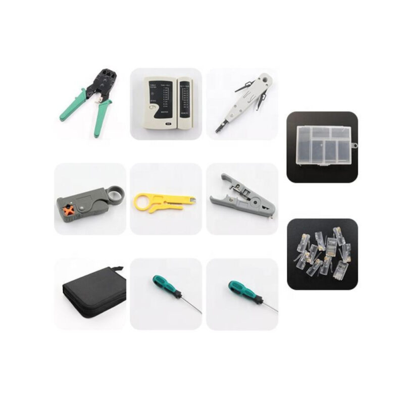 Kit de Ferramentas de Rede 12 Itens Manutenção de Rede Computador Informática TI - Image 7