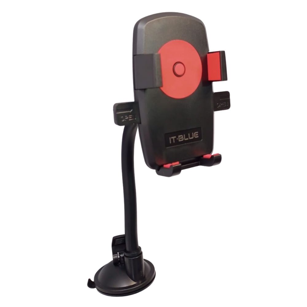 Suporte de Celular para Carro Haste Ajustável Fixação, Ventosa de Silicone em Plástico e Vidro - Imagem 5