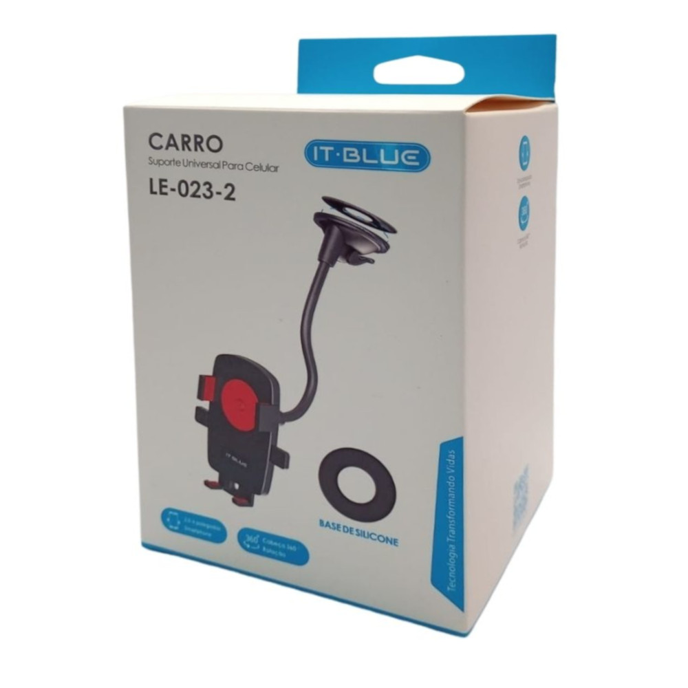 Suporte de Celular para Carro Haste Ajustável Fixação, Ventosa de Silicone em Plástico e Vidro - Imagem 9