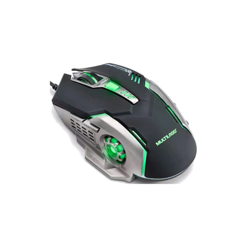 Mouse Gamer Barato 2400DPI USB 2.0 Com Led Multilaser MO269 - Image 2