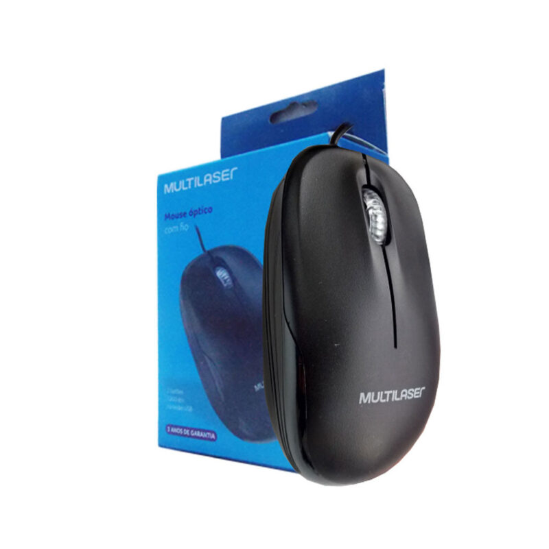 Mouse Óptico Usb Com Fio Multilaser MO255, 1200 DPI - Image 2