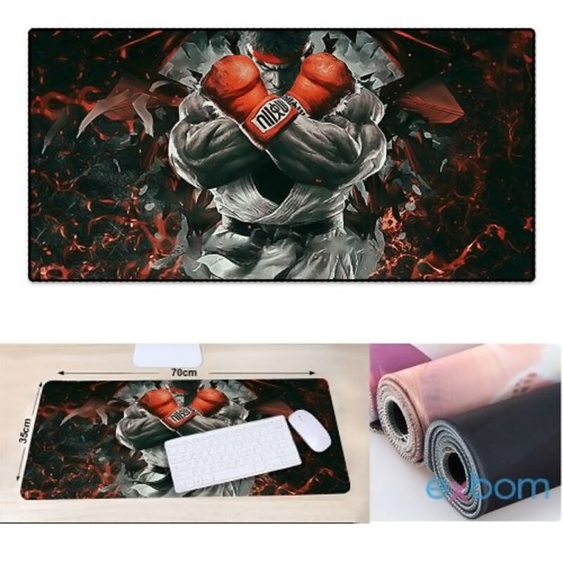 Mouse Pad Gamer Grande 70x35cm Street Fighter Ryu - Exbom MP-7035C11 - Image 3