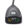 Adaptador de Placa de Som USB 7.1 para Notebook/PC – Adaptador de Áudio P2 3.5mm -5hv2 - Image 2