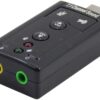Adaptador de Placa de Som USB 7.1 para Notebook/PC – Adaptador de Áudio P2 3.5mm -5hv2 - Image 5