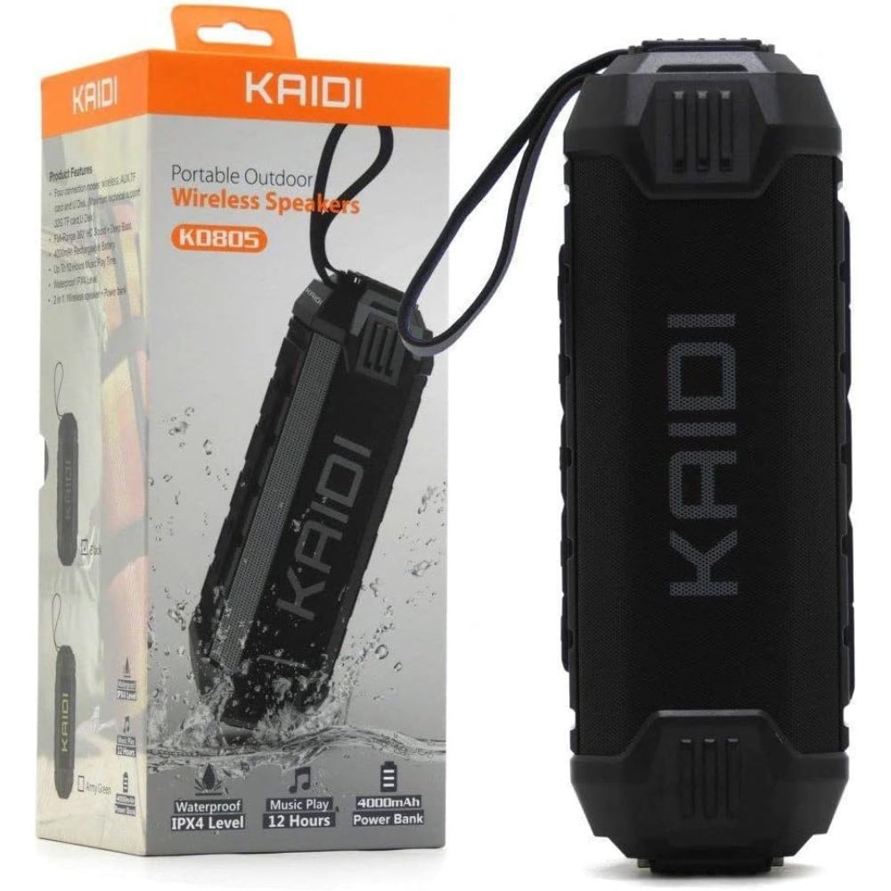 Caixa de Som Bluetooth 16W Kaidi KD-805 até 12 horas de duração da bateria - Imagem 6