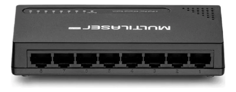 Switch Multilaser RE115 - 8 Portas 10/100Mbps com Vlan Fixa e PoE Passivo - Image 2