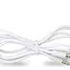 Cabo de Áudio Estéreo P2 Macho para P2 Macho 1,5m Branco LE-804B – Qualidade e Conexão Perfeita - Image 2
