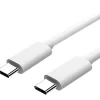 Cabo HMaston Tipo-C para Tipo-C 5V 3A 1m Branco – Modelo H88-4 - Image 2