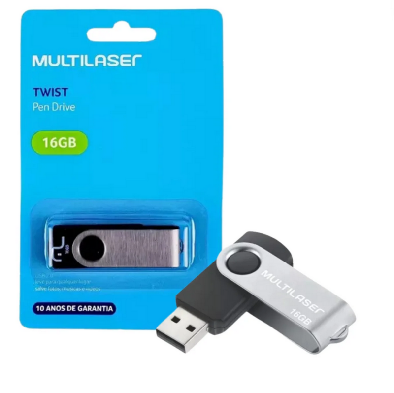 Pen Drive 16GB PD588 Multi / Multilaser