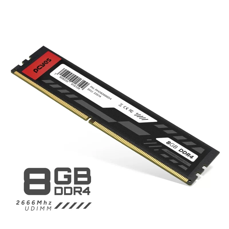 Memoria Pcyes Udimm 8Gb Ddr4 2666Mhz - Pm082666D4 - 33514 - Image 2