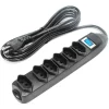 Filtro de Linha Extensão Elétrica 6 Tomadas Bivolt 10A - Knup SL7606-3M (3 Metros)