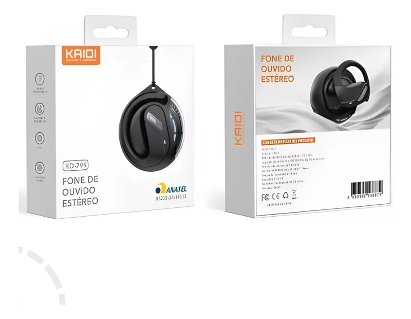 Fone de Ouvido Bluetooth Estéreo Kaidi kd-799 – Som Imersivo e Conforto sem Fios