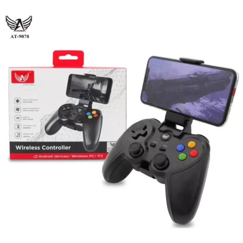 Controle de Vídeo Game Para Celular Gamepad Bluetooth Altomex AT-9078