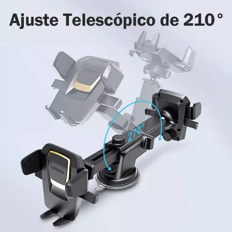 Suporte Veicular para Celular CJ78 – HMaston, Estabilidade e Praticidade ao Dirigir - Image 4