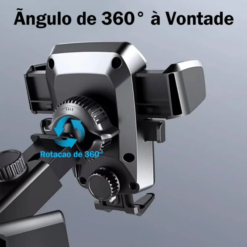 Suporte Veicular para Celular CJ78 – HMaston, Estabilidade e Praticidade ao Dirigir - Image 2