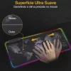 Mouse Pad Gamer Extra Grande 800x300mm Led Rgb Exbom MP-LED3080 MAPA - Image 5